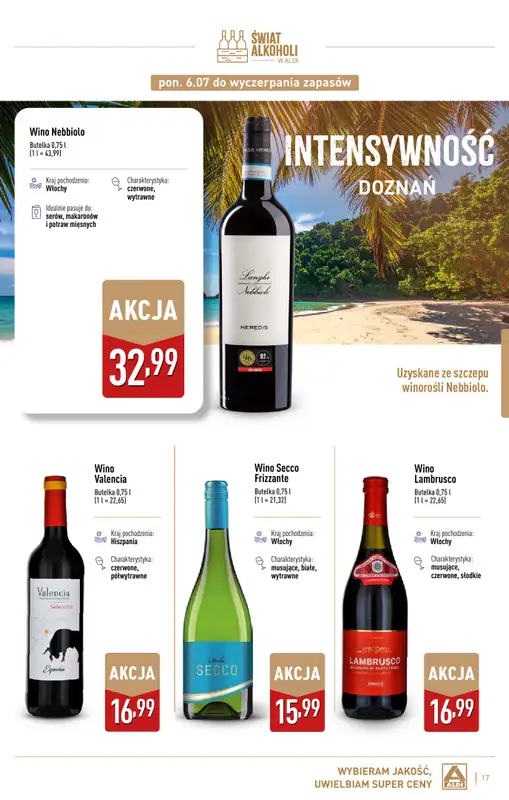 Aldi - gazetka promocyjna Świat alkoholi od czwartku 09.07 do soboty 01.08 - strona 18