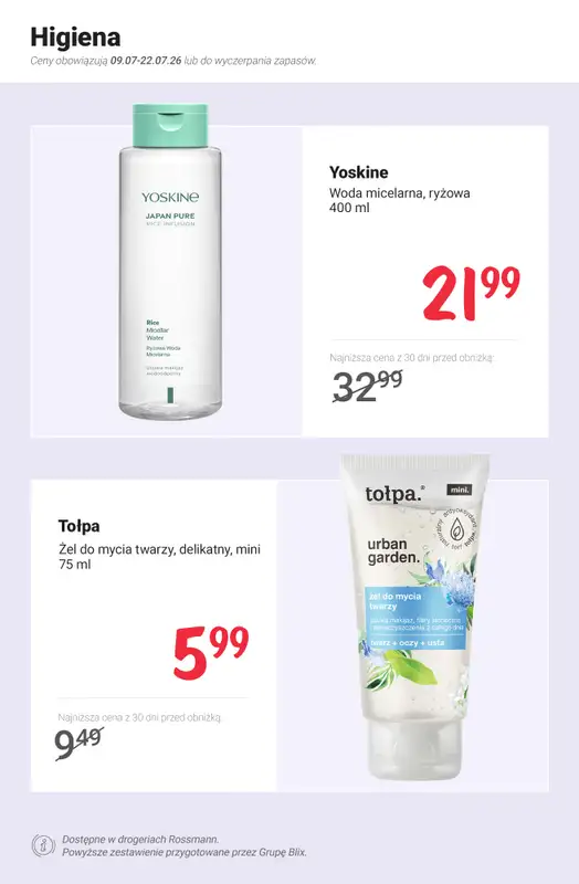 Rossmann - gazetka promocyjna Nowe MEGA PROMOCJE - od 9.07 od czwartku 09.07 do środy 22.07 - strona 8