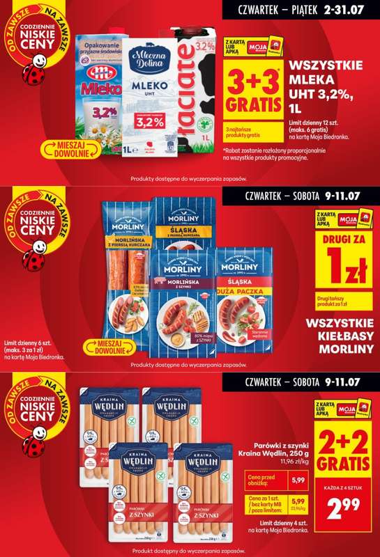 Biedronka - gazetka promocyjna Biedronkowe oszczędności od czwartku od czwartku 09.07 do soboty 11.07 - strona 5