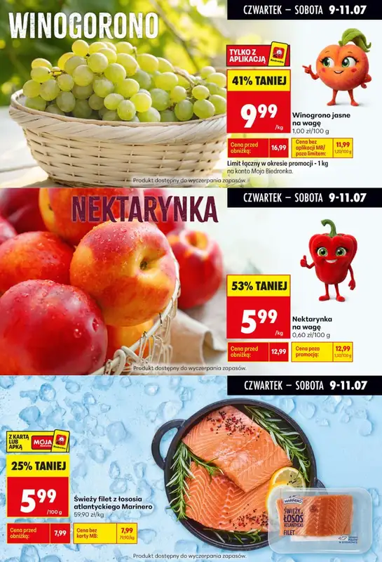 Biedronka - gazetka promocyjna Biedronkowe oszczędności od czwartku od czwartku 09.07 do soboty 11.07 - strona 3