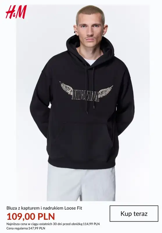 H&M - gazetka promocyjna SALE - Męskie bluzy od czwartku 09.07  - strona 9