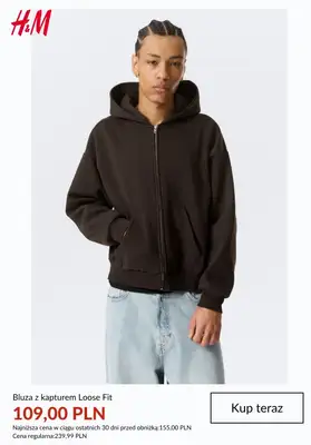 H&M - gazetka promocyjna SALE - Męskie bluzy od czwartku 09.07  - strona 8