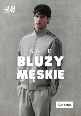 H&M - gazetka promocyjna SALE - Męskie bluzy od czwartku 09.07 
