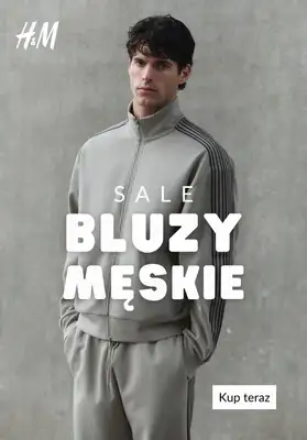 H&M - gazetka promocyjna SALE - Męskie bluzy od czwartku 09.07 