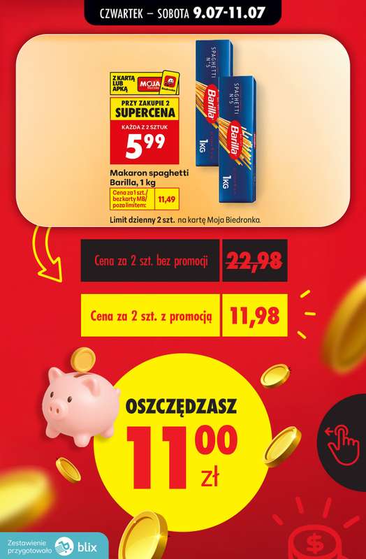 Biedronka - gazetka promocyjna Przeliczamy promocje! od czwartku 09.07 do soboty 11.07 - strona 5