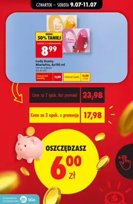 Biedronka - gazetka promocyjna Przeliczamy promocje! od czwartku 09.07 do soboty 11.07 - strona 3