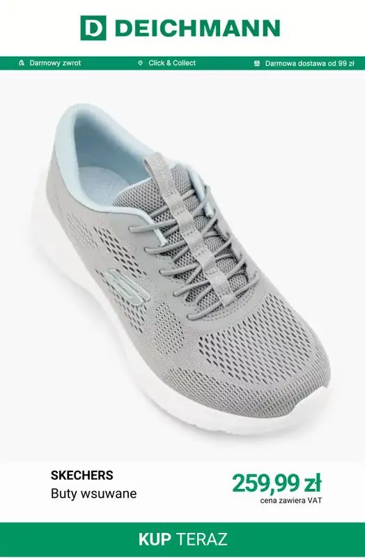 Deichmann - gazetka promocyjna Buty damskie Skechers od piątku 10.07  - strona 7