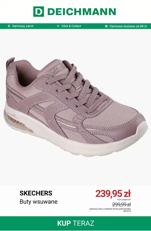 Deichmann - gazetka promocyjna Buty damskie Skechers od piątku 10.07  - strona 3
