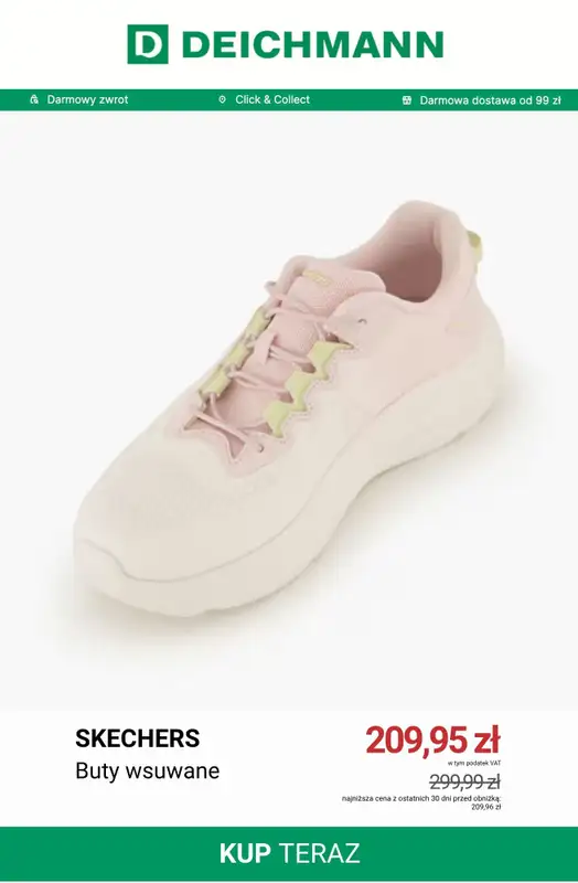 Deichmann - gazetka promocyjna Buty damskie Skechers od piątku 10.07  - strona 6