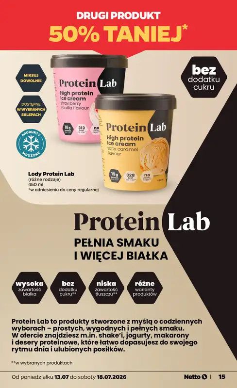Netto - gazetka promocyjna Gazetka Spożywcza od poniedziałku 13.07 do soboty 18.07 - strona 15