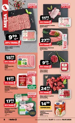 Netto - gazetka promocyjna Gazetka Spożywcza od poniedziałku 13.07 do soboty 18.07 - strona 8