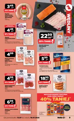 Netto - gazetka promocyjna Gazetka Spożywcza od poniedziałku 13.07 do soboty 18.07 - strona 9