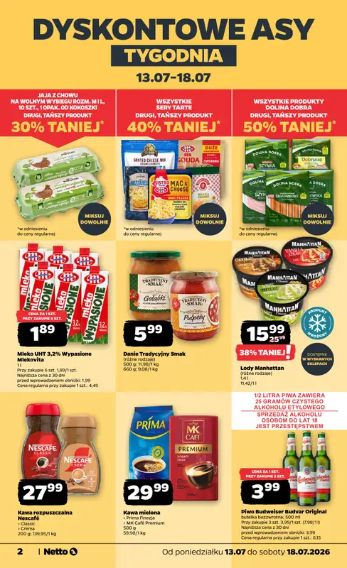 Netto - gazetka promocyjna Gazetka Spożywcza   - strona 2