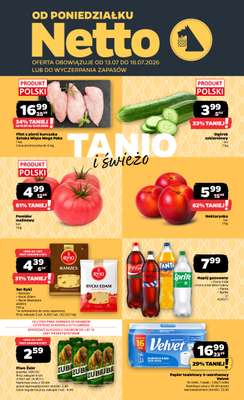 Netto - gazetka promocyjna Gazetka Spożywcza od poniedziałku 13.07 do soboty 18.07