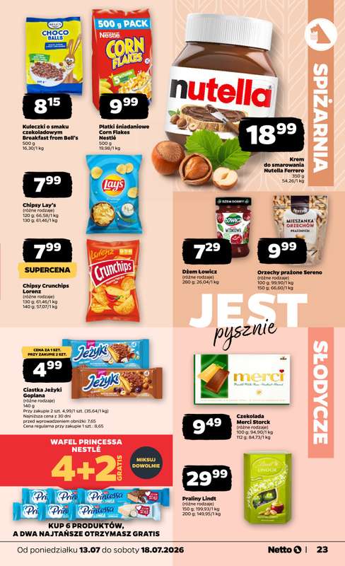 Netto - gazetka promocyjna Gazetka Spożywcza od poniedziałku 13.07 do soboty 18.07 - strona 23