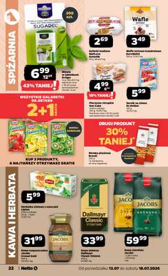 Netto - gazetka promocyjna Gazetka Spożywcza od poniedziałku 13.07 do soboty 18.07 - strona 22