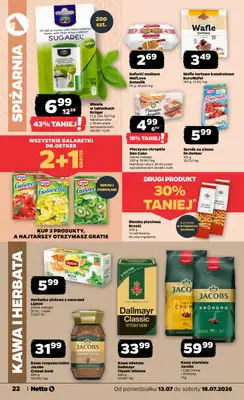 Netto - gazetka promocyjna Gazetka Spożywcza od poniedziałku 13.07 do soboty 18.07 - strona 22