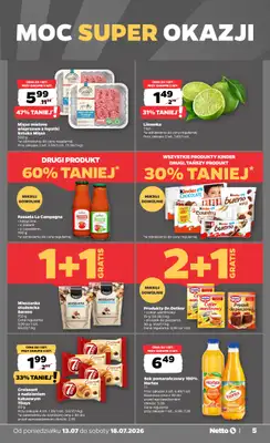 Netto - gazetka promocyjna Gazetka Spożywcza od poniedziałku 13.07 do soboty 18.07 - strona 5