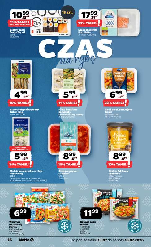 Netto - gazetka promocyjna Gazetka Spożywcza od poniedziałku 13.07 do soboty 18.07 - strona 16