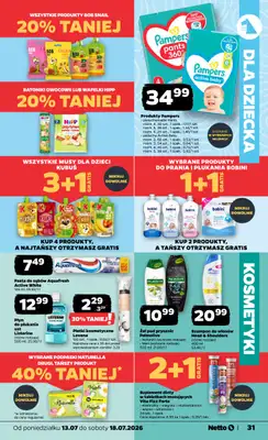 Netto - gazetka promocyjna Gazetka Spożywcza od poniedziałku 13.07 do soboty 18.07 - strona 31