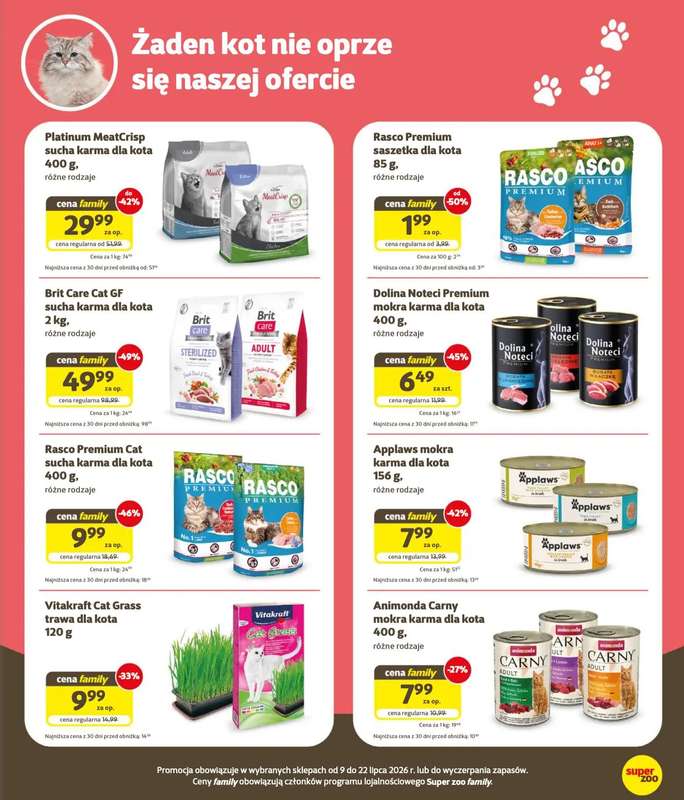Super Zoo - gazetka promocyjna Gazetka od czwartku 09.07 do środy 22.07 - strona 5