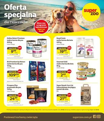 Super Zoo - gazetka promocyjna Gazetka od czwartku 09.07 do środy 22.07