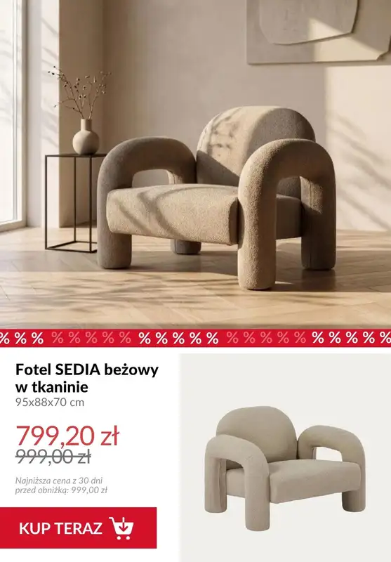 Homla - gazetka promocyjna Meble do salonu od piątku 10.07  - strona 11