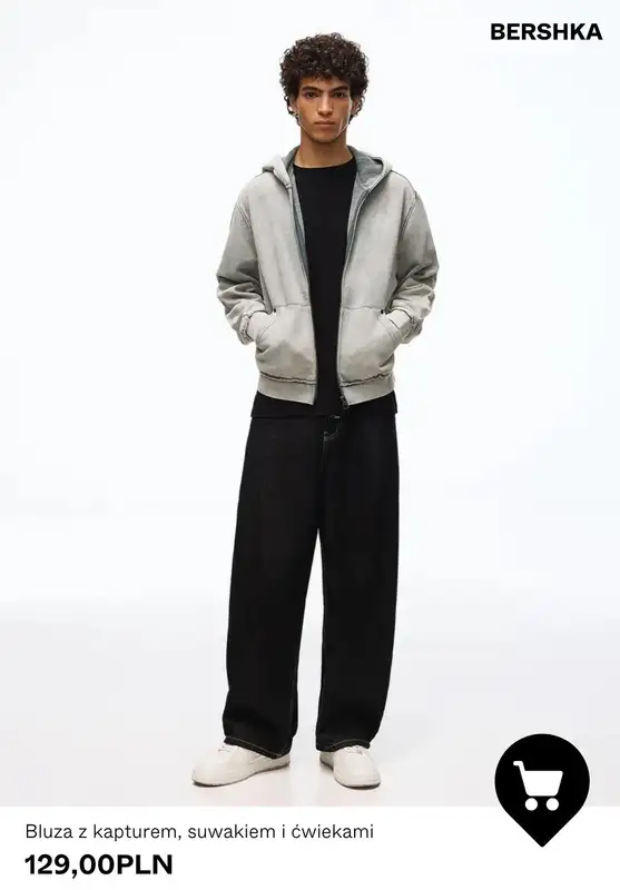 Bershka - gazetka promocyjna Męskie BLUZY rozpinane od czwartku 09.07  - strona 6