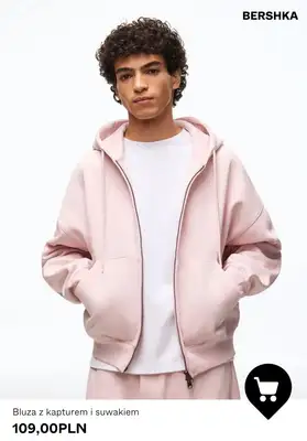 Bershka - gazetka promocyjna Męskie BLUZY rozpinane od czwartku 09.07  - strona 8