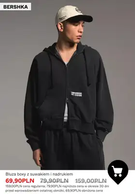 Bershka - gazetka promocyjna Męskie BLUZY rozpinane od czwartku 09.07  - strona 4