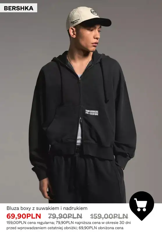 Bershka - gazetka promocyjna Męskie BLUZY rozpinane od czwartku 09.07  - strona 4