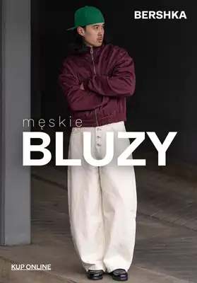 Bershka - gazetka promocyjna Męskie BLUZY rozpinane od czwartku 09.07 