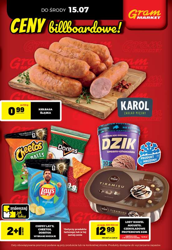 Gram Market - gazetka promocyjna Cały tydzień niskie ceny od piątku 10.07 do środy 15.07 - strona 3