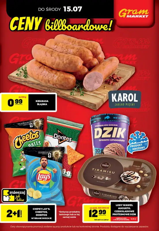 Gram Market - gazetka promocyjna Cały tydzień niskie ceny od piątku 10.07 do środy 15.07 - strona 3