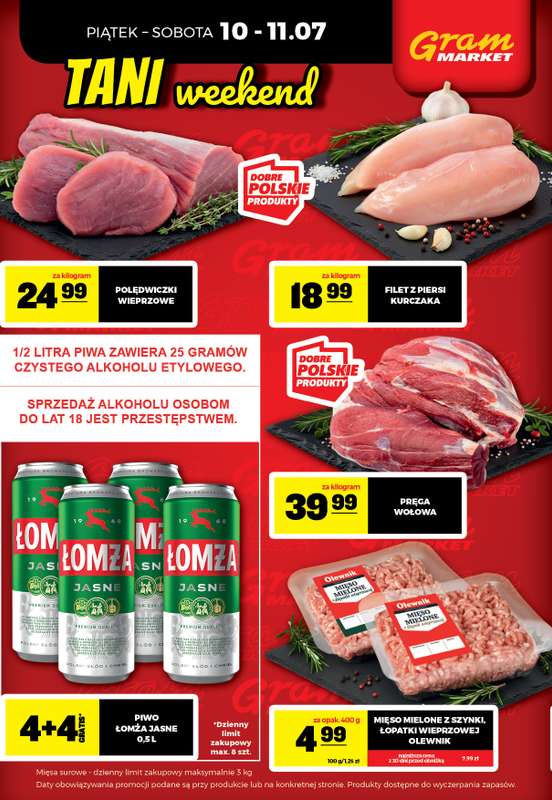 Gram Market - gazetka promocyjna Cały tydzień niskie ceny od piątku 10.07 do środy 15.07 - strona 2