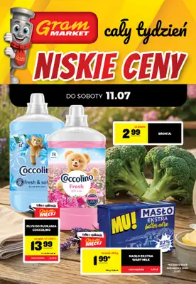Gram Market - gazetka promocyjna Cały tydzień niskie ceny od piątku 10.07 do środy 15.07