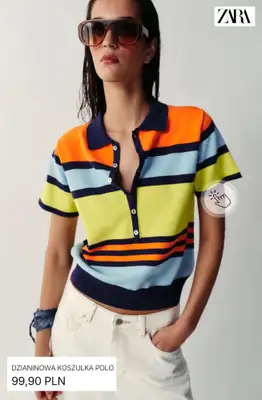 Zara - gazetka promocyjna Dzianiny na krótki rękaw od piątku 10.07  - strona 10