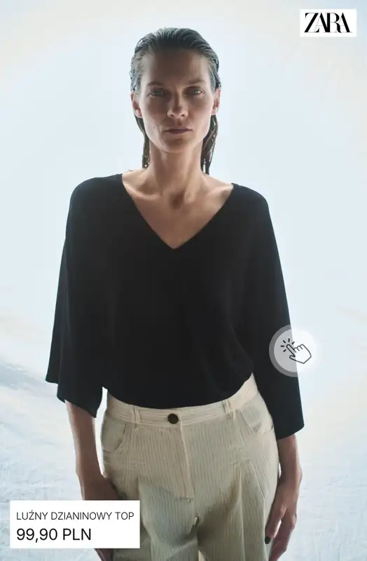 Zara - gazetka promocyjna Dzianiny na krótki rękaw od piątku 10.07  - strona 2