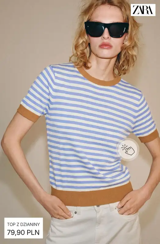 Zara - gazetka promocyjna Dzianiny na krótki rękaw od piątku 10.07  - strona 11