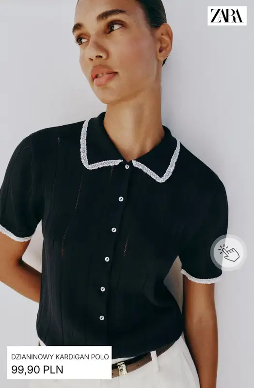 Zara - gazetka promocyjna Dzianiny na krótki rękaw od piątku 10.07  - strona 3