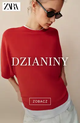 Zara - gazetka promocyjna Dzianiny na krótki rękaw od piątku 10.07 