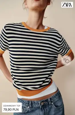 Zara - gazetka promocyjna Dzianiny na krótki rękaw od piątku 10.07  - strona 13