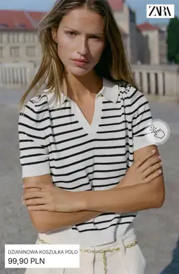 Zara - gazetka promocyjna Dzianiny na krótki rękaw od piątku 10.07  - strona 7