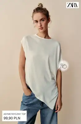 Zara - gazetka promocyjna Dzianiny na krótki rękaw od piątku 10.07  - strona 12