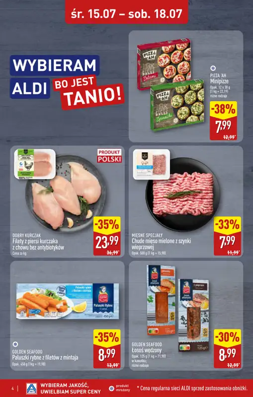 Aldi - gazetka promocyjna Rybnik, ul. Żorska 2 (Park handlowy S1), WIELKIE OTWARCIE już w ŚRODĘ! od środy 15.07 do poniedziałku 20.07 - strona 4