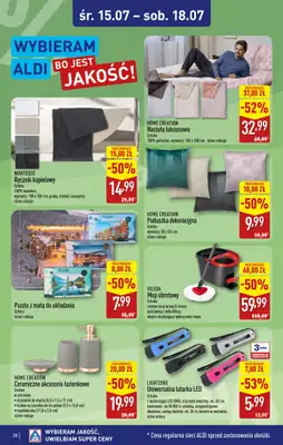Aldi - gazetka promocyjna Rybnik, ul. Żorska 2 (Park handlowy S1), WIELKIE OTWARCIE już w ŚRODĘ! od środy 15.07 do poniedziałku 20.07 - strona 20