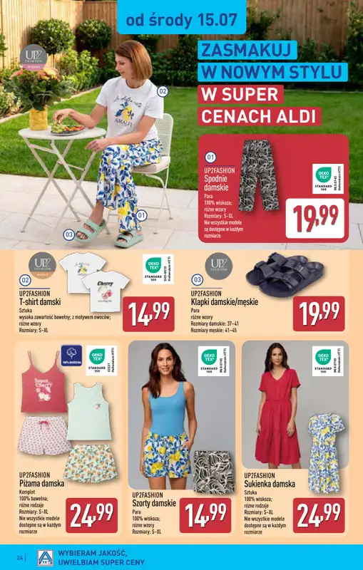Aldi - gazetka promocyjna Rybnik, ul. Żorska 2 (Park handlowy S1), WIELKIE OTWARCIE już w ŚRODĘ! od środy 15.07 do poniedziałku 20.07 - strona 24