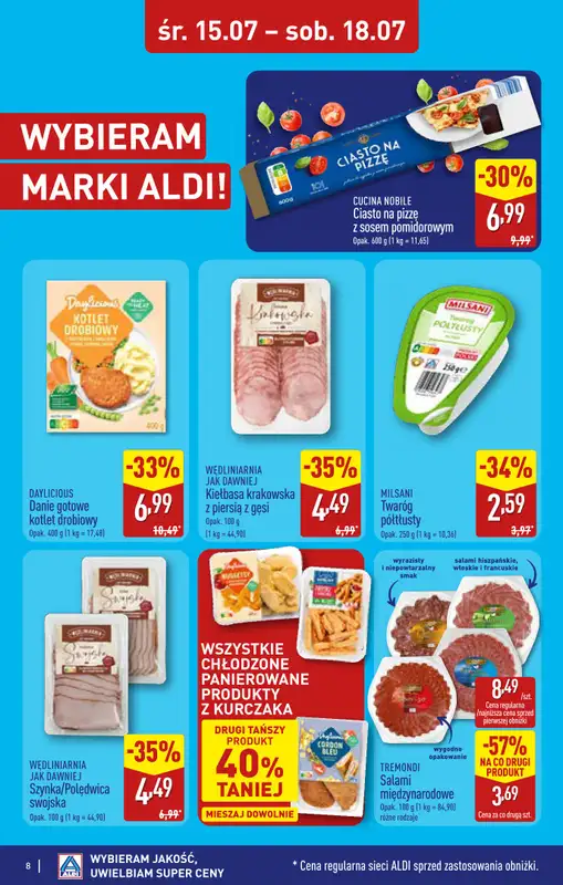 Aldi - gazetka promocyjna Rybnik, ul. Żorska 2 (Park handlowy S1), WIELKIE OTWARCIE już w ŚRODĘ! od środy 15.07 do poniedziałku 20.07 - strona 8