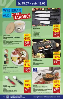 Aldi - gazetka promocyjna Rybnik, ul. Żorska 2 (Park handlowy S1), WIELKIE OTWARCIE już w ŚRODĘ! od środy 15.07 do poniedziałku 20.07 - strona 22