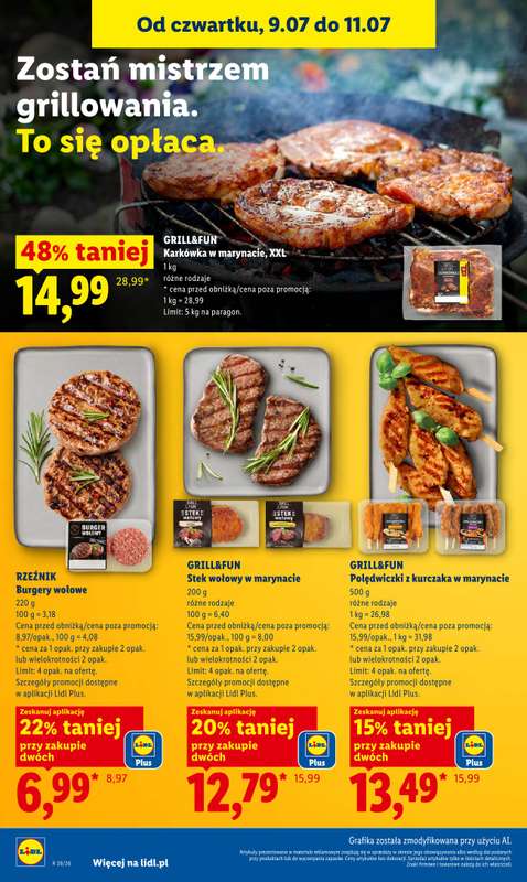 Lidl - gazetka promocyjna Oferta od czwartku od czwartku 09.07 do soboty 11.07 - strona 50